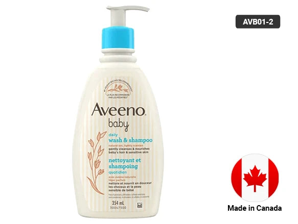 Aveeno Baby Daily Moisture Wash & Shampoo 354ml