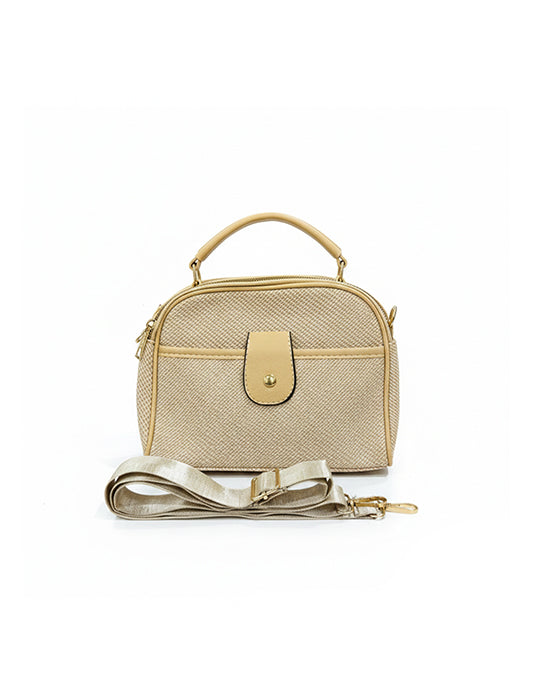 Everyday Elegance - Cream Color - Shoulder Bag - 1201371681800-01