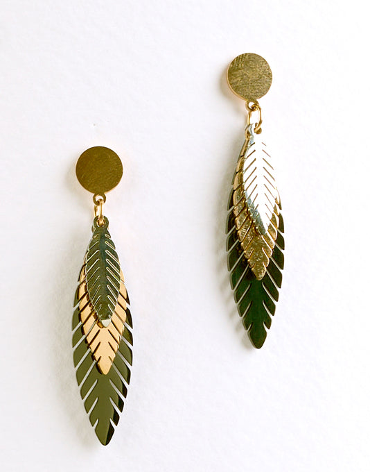 Geometric Drop Earrings Set - 070700801606-2