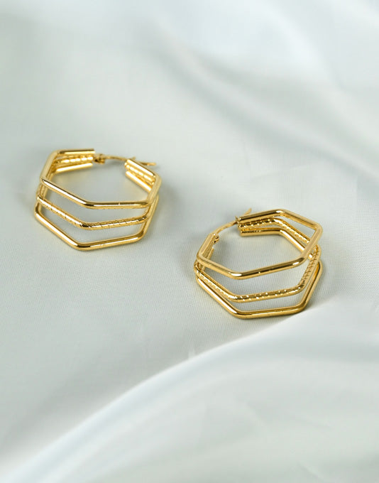 Gold Color Earring - 1201569721200